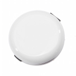 1 vnt ne&scaron;iojamas apvalus kompakti&scaron;kas monetų dozatoriaus dėklas, rankinis aliuminio keitimo monetų laikiklio dėklas One Size juoda