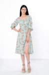 Women's dress, Summer, Nosi Svoe, 3387-077 S &scaron;ilta balta spalva