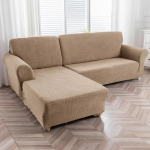 Žakardinis sofos užvalkalas, atsparus vandeniui, skirtas svetainei 1/2/3/4 vietos elastingas L formos kampinis užvalkalas sofos fotelio užvalkalas 1 Seater 90-140 cm