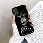 Grim Reaper Skull Skeleton telefono dėklas, skirtas Samsung Galaxy A02 A12 A21 A22 A32 A41 A42 A51 A71 A72 Shell SamsungA224g