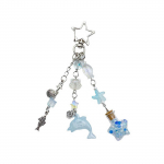 &bdquo;Dolphin Shell Star&ldquo; raktų pakabukas mielas papuo&scaron;imas raktų pakabukas, ornamentas kuprinė, žavus pakabukas, dovana mergaitėms, moterims