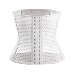 Liemens liekninimo diržas Geras elastingumas Riebalus deginantis Reguliuojamas I&scaron;pjovos Kvėpuojantis Kūno formavimas Aptemptas Liemens treniruoklis Kūno formavimo korsetas Kasdieniam dėvėjimui L balta