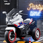 Vaiki&scaron;ki elektriniai motociklai triračiai dviračiai vaiki&scaron;kas automobilis su nuotolinio valdymo pulteliu Bluetooth muzikine LED lempute