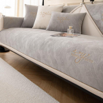 Naujas universalus &scaron;enilinio audinio sofos užvalkalas, keturių sezonų sofos pagalvėlė, vienspalvis, siuvinėtas sofos užvalkalas, neslystantis porankio rank&scaron;luostis, pagalvės užvalkalas 70x70cm 1pcs