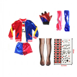 Cosplay kostiumas vaikams Cosplay mergina Kawaii juoda vakarėlio suknelė kostiumas perukas Helovinas L raudona