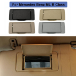 Automobilio salono skydelis nuo saulės makiažo kosmetinis veidrodžio dangtelis, skirtas Mercedes Benz ML R Class W164 black right