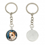 Central Asia Shepherd Dog, Central Asian Shepherd Dog - keychain in a box, own photo, keychain pendant from Art-Dog brand sidabras
