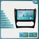 Hizpo 9 colių Carplay 4G 2Din Android 13 automobilių radijas, skirtas Mercedes Benz CLC W203 C-Class C180 C200 CLK200 CLK W209 Intelektualus ekranas vaizdo grotuvas GPS DSP P1 4Core 1G 32G AI