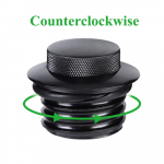 Motociklo dujų dangtelis i&scaron;&scaron;okantis prisukamas įleidžiamas degalų bako dangtis, skirtas Harley Sportster Dyna Softail Fatboy 1982-2018 m.