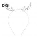 Kalėdų tema Plaukų lankelis Kalnų kri&scaron;tolas Inkrustuota raidė Snaigė Ragai Dekoratyvinė galvos juosta Elastinė plaukų juosta Plaukų aksesuarai 1