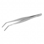 Laboratorinis pincetas, didelio tikslumo 304 nerūdijančio plieno dantytas 20 cm smulkus pincetas Straight Tip