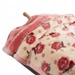 Raschel dvisluoksnė antklodė 1.8 * 2.2m/3kg burnočio rožinė spalva