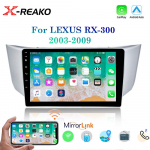 Android 12 Automobilinis radijas Multimedijos vaizdo grotuvas Lexus RX300 2003-2009 Toyota GPS navigacija Stereo BT Carplay 1GB+32GB carplay