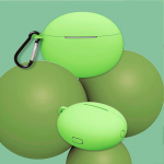 Silikoninis ausinių apsauginis dangtelis Smūgiams atsparus dėklas, suderinamas su Huawei Freebuds 4/4i 571C Mint Green