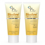 Fixderma Shadow Apsauginis kremas nuo saulės SPF 50+ PA+++ | Apsauginis kremas nuo saulės sausai odai | UVA ir UVB apsauga | Apsauginis kremas nuo saulės moterims ir vyrams - 40 g (Pakuotėje 2 vnt)