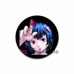 32/44/58mm Serial Experiments Lain Sagė Papuo&scaron;alas moterims Animacinis Akrilinis Segtukas Apvalūs Anime Ženkliukai ant Kuprinės Dovanų Aksesuarai 32mm
