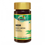 Zandu Neem Capsules: A known Ayurvedic Herb for Healthy Skin and Hair | Powerful Blood Purifier| Helps to Balance Blood Sugar Levels