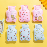 Korėjos skaidrus animacinio filmo perlamutrinio audinio vandeniu užpildytas sprogimui atsparus studento rankų &scaron;ildytuvo kar&scaron;to vandens mai&scaron;elis pattern random 10*15cm rožinė