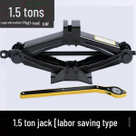 Horizontalus reketinis automobilinis domkratas padangų keitimui 1.5 ton jack + labor-saving wrench