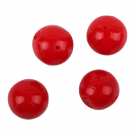 Plūdrumo rutuliukas saldžių kukurūzų skonio TPR plūduriuojantis masalas - Mink&scaron;tas, dirbtinis masalas karpiams. 8mm Small raudona