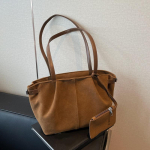 Yogodlns Zom&scaron;iniai pečių krep&scaron;iai moterims Didelės talpos krep&scaron;iai Lengvi krep&scaron;iai pažastims Kasdieninė pirkėjo rankinė Vienspalvis kelioninis kibiras 36x12x21cm