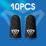 10 vnt mobiliųjų žaidimų pir&scaron;tinės pir&scaron;tinės, skirtos PUBG Gamer, neprakaitui nepralaidus, neslystantis jutiklinis ekranas pir&scaron;tų rankovės, kvėpuojantis žaidimų pir&scaron;tų dangtelis A-Blue