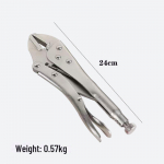 Auk&scaron;to anglies plieno fiksavimo replės - Apvalus/tiesus žiotys, Fiksuotos, Ne&scaron;iojamos, Greito fiksavimo 10 inch straight jaw