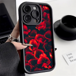 Telefono dėklas, skirtas iPhone 11 13 12 14 15 16 Pro Max 7 8 Plus XR XS Max Samsung A55 S24 S23 A02S Redmi 9 13C 9A 10 A3 OPPO A15S A16 A17 A18 A38 A53 A54 A31 SamSung M40S juoda