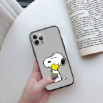 ED44 S-Snoopys telefono dėklas, skirtas iPhone 6, 6s, 7, 8, 11, 12, 13, 14, 15, XS, Pro Max, XR, X SE, Samsung S20, S21, S22, S23, S24, FE, Ultra Plus Lite, S21S, A55. Samsung S20 lava