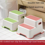 Vaiki&scaron;ka kojų kėdutė: Kūdikio tualeto ir rankų plovimo pakopa Green - Full Covered Double Layer Stool