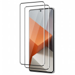 Apsauginė plėvelė, skirta Redmi Note 13 Pro+ 14 Pro+ Plus 5G grūdinto stiklo i&scaron;lenkto pavir&scaron;iaus kra&scaron;tų klijuojama ekrano apsauga Redmi Note 13 Pro+ Plus juoda