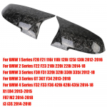 2 Vnt BMW serijos 1 2 3 4 XM 220i 328i 420i F20 F21 F22 F23 F30 F31 F32 F33 X1 &scaron;oninio &scaron;oninio veidrodėlio dangtelio galinio vaizdo veidrodžio dangtelis