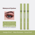 Waterproof Eyeliner Smudge-proof, transfer-proof, long-lasting color Buy 2 get 1 free  Light green