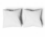 Oreillers - PROMO LINGE - Polyester - 65x65 cm - Blanc