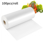Maisto laikymo mai&scaron;eliai, &bdquo;Mylar&ldquo; plastikiniai vaisių, daržovių, duonos produktų mai&scaron;eliai, skaidrūs maisto mai&scaron;eliai, maisto pakuočių virtuvės laikymas 20cmX30cm balta