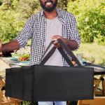 Delivery Pizza Insulation Bag Warmer Carrying Case Easy to Clean with Double Handles Heavy raudona