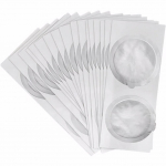 10/20 vnt. Kavos kapsulių lipnios plėvelės Vienkartinės Pildomos Kapsulės Dangteliai Aliuminio Plombos Lipdukai Vertuo