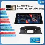 Ossuret 2din Android automobilio radijas Multimedijos vaizdo grotuvas BMW 5 serijai E60 E61 E63 E64 3 serijai E90 E91 E92 E93 Stereo GPS I&scaron;manusis Carplay 4G RDS 4W 4G 32G