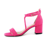 Moteri&scaron;kos basutės Madingi Sexy 5cm Žemakulniai Velvet Stripe Strip Sandalai Biuro pompos Stori auk&scaron;takulniai Raudoni Vestuviniai Batai 39 pink