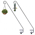 Denkinis kabliukas Pauk&scaron;čių lesyklos stulpas Tvirtas Reguliuojamas Daugiafunkcis Lesinimo stotelės atrama Lauko kiemams 2 hooks