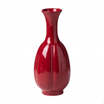 Ceramic Bud Vase in Red for Floral Displays Home And Office 9cmx22cm