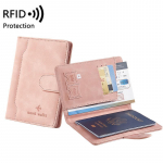 RFID paso vir&scaron;elio dėklas Paso laikiklis Daugiafunkcis paso piniginės ID Kreditinės kortelės laikiklis Kelioninės piniginės kelionių priedai