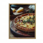 Prancūzi&scaron;kas sūrio pyragas Prancūzi&scaron;kas sūrio pyragas, 30X40 cm, Aliuminio rėmas juodas, Matinis popierius 230 gsm 36