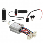 Elektrinio dviračio konversijos rinkinys 36V 500W elektrinio dviračio kolektorinis valdiklis universalus akseleratoriaus rankena