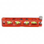 Burbulinis gulsčiukas, 6 colių 15 cm, 0,30, 45, 90 laipsnių, 4 burbuliniai buteliukai, metrinė skalė, stipri