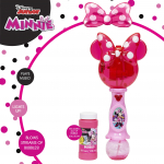 Mažiems vaikams Disney Minnie Mouse &scaron;viesos ir garso muzikinis burbulų lazdelė su burbulų skysčiu Plastikas Įvairiaspalvis (2051 m)