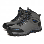 Vyri&scaron;ki batai Visi juodi sportiniai laisvalaikio batai Lengvi mink&scaron;ta apačia kelioniniai batai, odiniai, atsparūs vandeniui, didelio dydžio batai 39