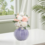Glass Vase for Floral Display Centerpiece on Desk Or Shelf