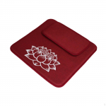 Meditacijos pagalvėlė Sėdimoji kilimėlis su grindų pagalve Rinkinys stalo žaidimams Deep Red