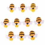10 vnt. plok&scaron;čios nugaros dervos &bdquo;Cabochon Bee Diy&ldquo; plok&scaron;čiadėžė &bdquo;Scrapbooking&ldquo; puo&scaron;mena